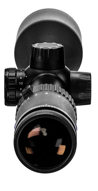Conquest V4 3-12x56 Plex Iluminada. Capped Turrets. - Imagen 2