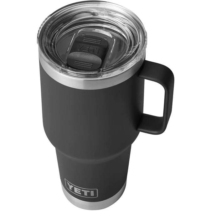 Rambler 30oz Travel Tapa Stronghold Black - Imagen 2