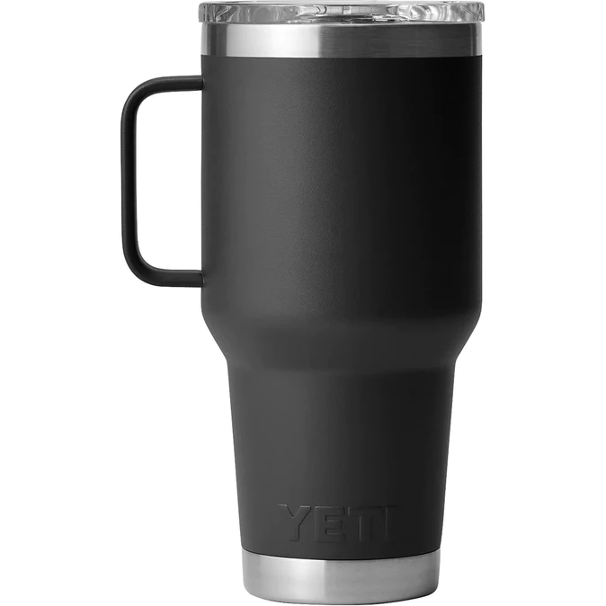 Rambler 30oz Travel Tapa Stronghold Black - Imagen 3