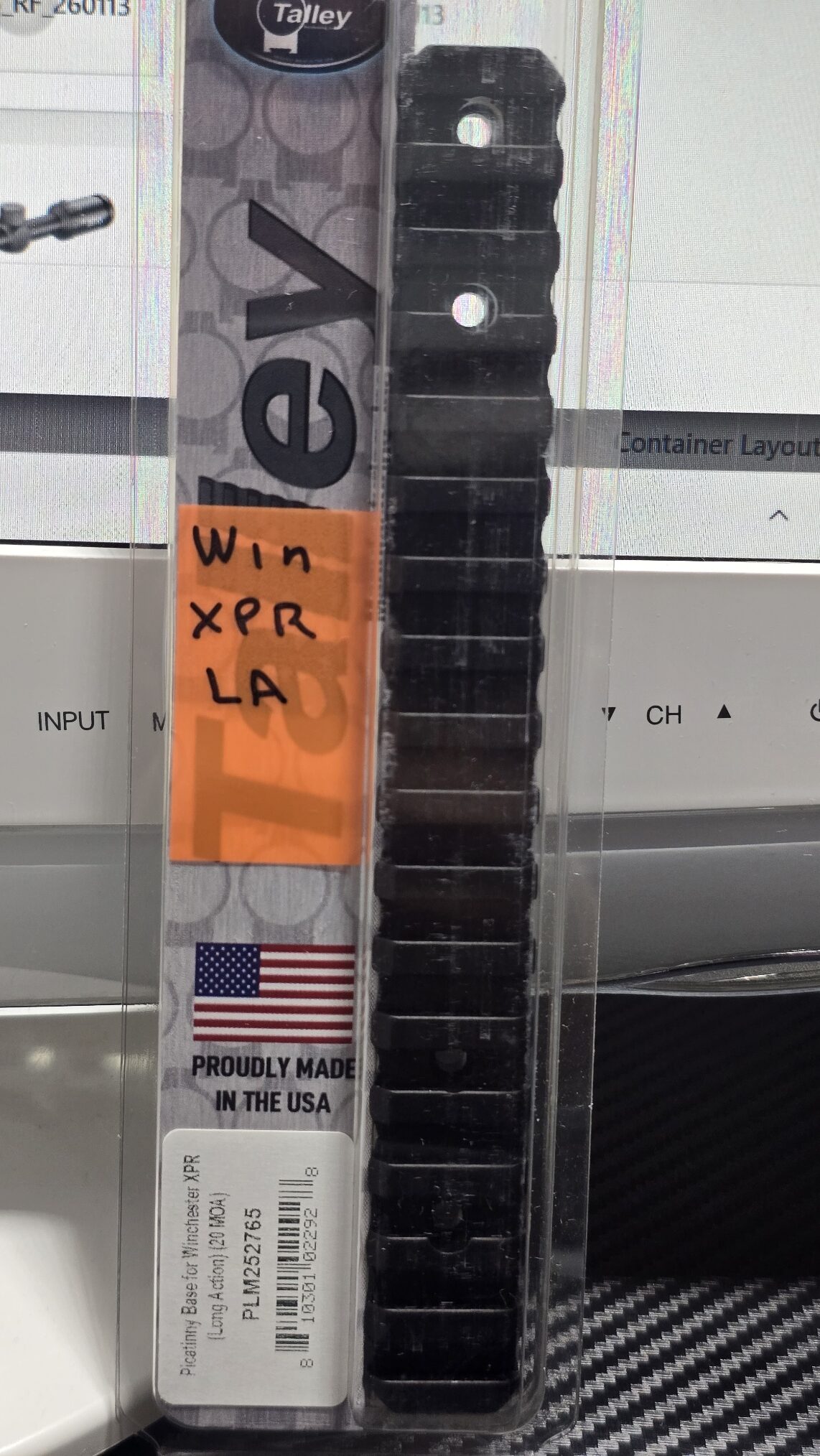 Base Picatinny Para Winchester XPR Accion Larga 20 Moa Talley - Imagen 2
