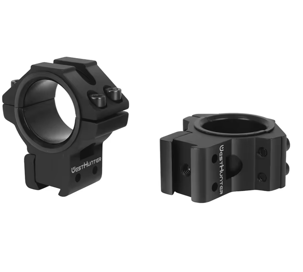 Anillos Para Riel De 11mm - tubo 30mm y 1" bajos - Imagen 4